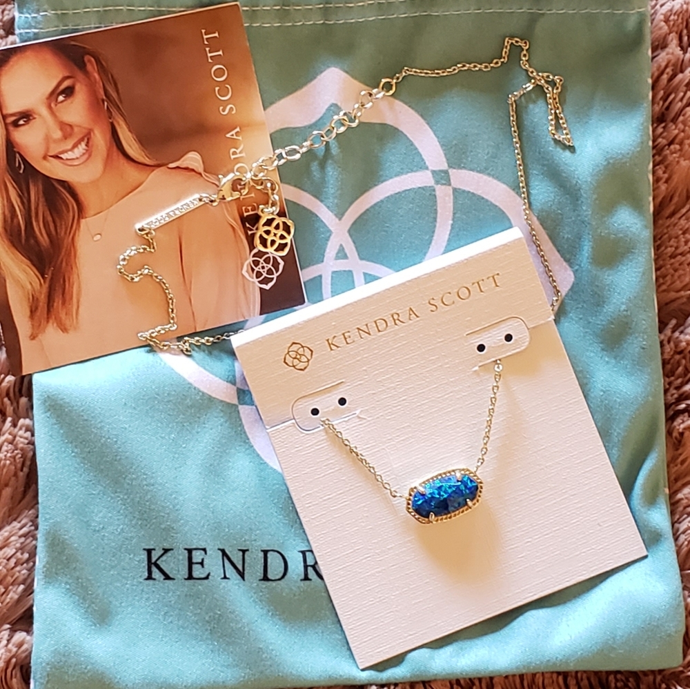 Kendra Scott Gold Elisa Opal Necklace